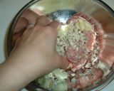 白菜と挽き肉の中華風重ね蒸し作り方1写真