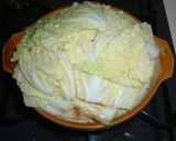 白菜と挽き肉の中華風重ね蒸し作り方3写真
