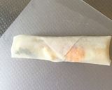 お弁当。ゆで卵と竹輪シソチーズのミニ春巻作り方6写真