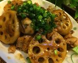 牡蠣とレンコンの豚コマオイスター炒め作り方5写真