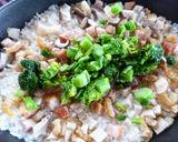 ストウブでベーコンと菜の花のおこわ作り方4写真