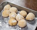 ホットケーキミックスと黒蜜の茶饅頭作り方5写真
