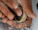 ホットケーキミックスと黒蜜の茶饅頭作り方6写真