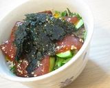 マグロとアボガドの韓国風丼作り方4写真