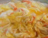 白菜・麩・絹厚揚げの卵とじ作り方4写真