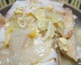 白菜・麩・絹厚揚げの卵とじ作り方5写真