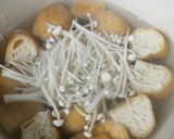 シンプル◆えのきの味噌汁♪作り方3写真