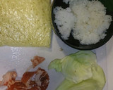 簡単！残った焼きそば＆ご飯=そば飯！作り方1写真