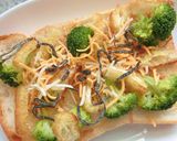 えごま油ﾌﾟﾗｽ⋆薄揚げ×野菜トースト作り方5写真
