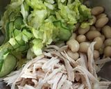 美味しいよ！キャベツと大豆のチキンサラダ作り方4写真