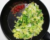 ぱぱっと春キャベツで　麻婆カレー作り方4写真