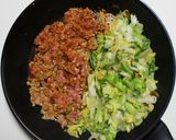 ぱぱっと春キャベツで　麻婆カレー作り方6写真