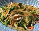 大根の炒め煮作り方1写真