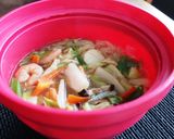 ﾒﾄﾚで★海鮮と白菜のあんかけ煮作り方4写真
