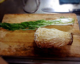 エノキ茸と水菜のゴマヨポン炒め〜♪作り方1写真