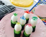 簡単生ハムサラダ♡ひな祭りバージョン作り方1写真