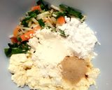 糖質を抑えて、もちふわお好み焼き作り方2写真