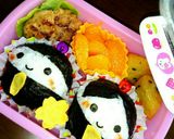 キャラ弁のりだけ簡単おひなさま2015作り方3写真