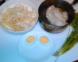 パクチーと茹で鳥のピリ辛冷やし中華作り方3写真