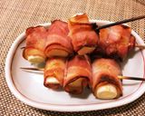 簡単！長ネギのベーコン巻き作り方3写真