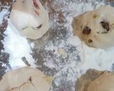 こねないパン生地・きなこレーズンパン作り方7写真