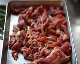 牛肉と豆もやしのオイスターソース炒め作り方1写真