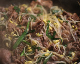 牛肉と豆もやしのオイスターソース炒め作り方4写真