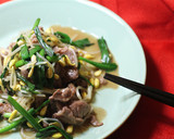 牛肉と豆もやしのオイスターソース炒め作り方5写真