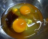 お弁当に♪しっかり味の卵焼き作り方1写真