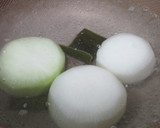 ふろふき大根　(ふきのとう味噌のせ)作り方1写真