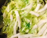 混ぜるだけ！☆白菜と海鮮カレーマヨ和え☆作り方1写真