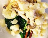 ほうれん草とじゃがいものホットサラダ作り方5写真