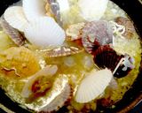 ホタテ稚貝と菜の花のスープパスタ(^^♪作り方5写真