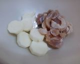鶏肉と長芋の照焼き作り方1写真