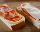 10分で作る♪トマトスープでピザトースト作り方5写真