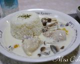 簡単ウマ！チキンとキノコのクリーミ煮込み作り方7写真