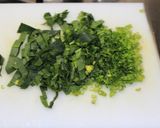 鮭とほうれん草のクリームパスタ作り方3写真