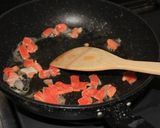 鮭とほうれん草のクリームパスタ作り方4写真