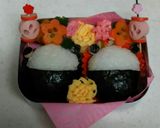 キャラ弁 ⭐ぱんだちゃん ひな祭り作り方3写真