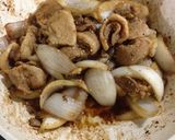 豚バラと玉葱の大葉味噌炒め作り方4写真