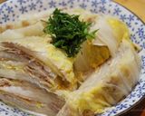超簡単！白菜と豚肉の重ね蒸し作り方8写真