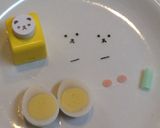 簡単キャラ弁 うずらdeひよこ☆作り方1写真