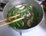 簡単 椎茸 ニラ セロリの 中華スープ♪作り方5写真