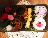 お弁当に桜の手毬にぎり作り方3写真