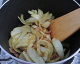 菜の花と新玉ねぎのカレースープ作り方1写真