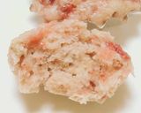 ほんのりピンク色☆スィートいちご蒸しパン作り方6写真