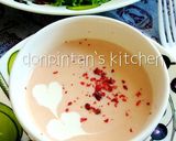 桜えび❀ピンクのポタージュ（スープ）作り方11写真