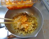 最速のインスタントキムチ焼きそば作り方8写真