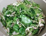 ツナとほうれん草のクリームスープパスタ作り方3写真