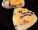 塩昆布とコーンのバター焼きおにぎり作り方5写真